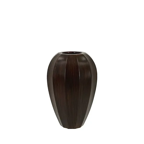 ΒΑΖΟ ΣΚΟΥΡΟ ΚΑΦΕ ΚΕΡΑΜΙΚΟ ΜΠΟΜΠΑ Φ16x27cm - 12/KIB