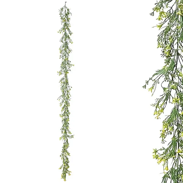 ΓΙΡΛΑΝΤΑ ΠΡΑΣΙΝΑΔΑΣ ME ΚΙΤΡΙΝΑ ΑΝΘΑΚΙΑ - Υ180cm 3/36ΚΙΒ