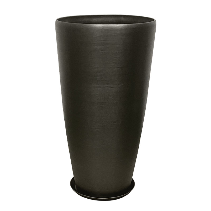 STONE POLYRESIN ΚΑΣΠΩ ΜΕ ΠΙΑΤΟ ΓΚΡΙ ΟΨΙΔΙΑΝΟY ΜΕΓΑΛΟ - Φ40x75.5cm